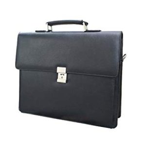 Men's Leather Briefcases Business Office Lawyer Attache Case