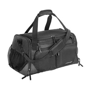 Gym Bag, Sports Duffle Bag with Shoes Compartment & Wet Pocket