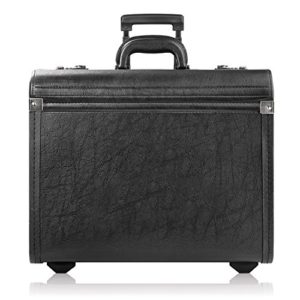 Solo Lincoln Rolling Catalog Case with Dual Combination Locks