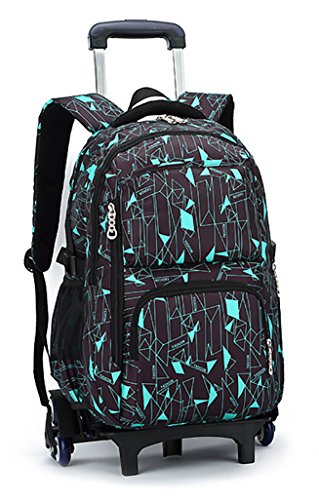 Meetbelify Kids Rolling Backpacks Luggage Six Wheels Unisex Review ...