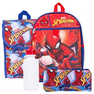 Marvel Spiderman Backpack and Lunch Box Set