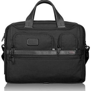 TUMI - Alpha 2 Expandable Organizer Laptop Brief Briefcase