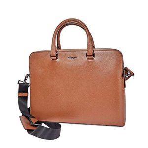 Michael Kors Men's Harrison Double Gusset Briefcase, Luggage