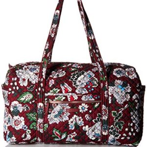 Vera Bradley Women's Signature Cotton Large Travel Duffel Travel Bag