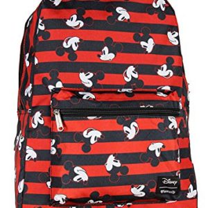 Disney Mickey Mouse Backpack Stripes Print