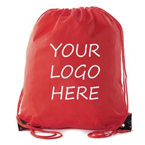 Mato & Hash Custom Logo Drawstring Backpacks, Personalized bags