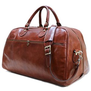 Floto Collection Sport Duffle in Vecchio Brown Italian