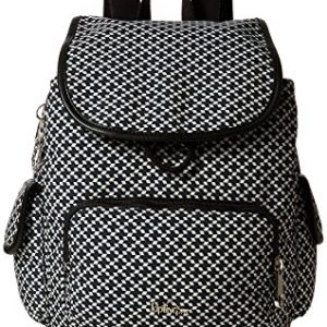 Kipling CITY PACK S Retro Geo Black