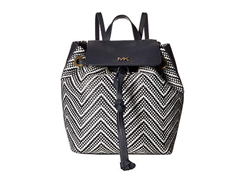 Michael Kors Junie Chevron Leather Flap Backpack Review ...