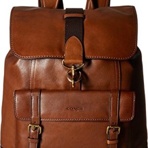 COACH Bleecker Backpack Ol/Dark Saddle