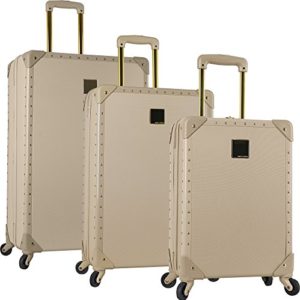 Vince Camuto Jania 3 Piece Spinner Luggage Set (Latte)