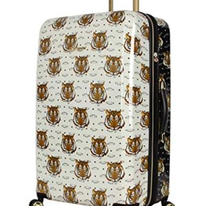 Betsey Johnson 30 Inch Checked Luggage Collection - Expandable Scratch Resistant
