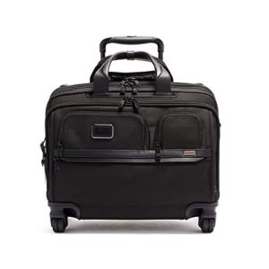 TUMI - Alpha 3 Deluxe 4 Wheeled Laptop Case Brief Briefcase