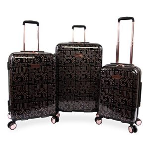 Juicy Couture Women's Florence 3-Piece Hardside Spinner Luggage Set