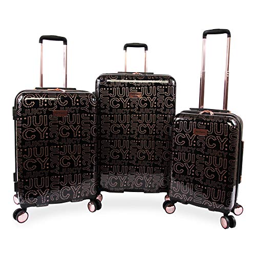 Juicy Couture Women's Florence 3-Piece Hardside Spinner Luggage Set ...