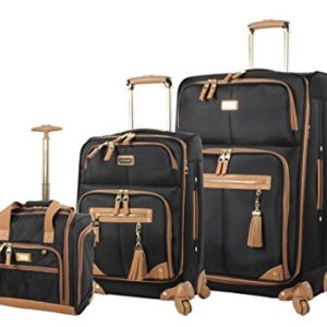 Steve Madden Luggage 3 Piece Softside Spinner Suitcase Set Collection