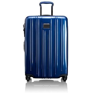 TUMI - V3 Short Trip Expandable Packing Case Suitcase - Medium Hardside Luggage - Deep Blue