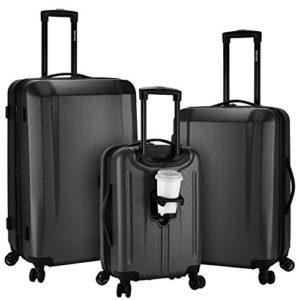 kensie 3 Piece "Victoria" Smart Spinner Luggage Set