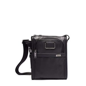 TUMI - Alpha 3 Small Pocket Crossbody Bag - Leather Satchel