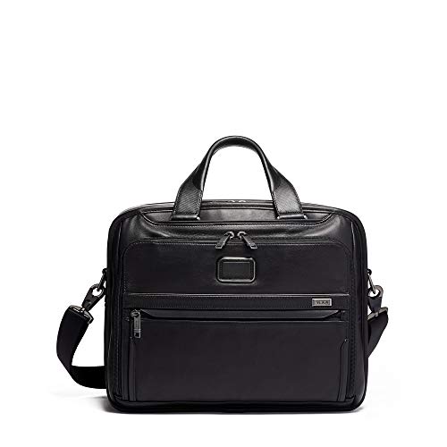 TUMI - Alpha 3 Organizer Leather Laptop Brief Briefcase Review ...