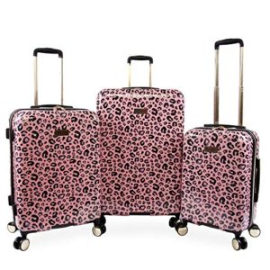 Juicy Couture Women's Jane 3-Piece Hardside Spinner Luggage Set