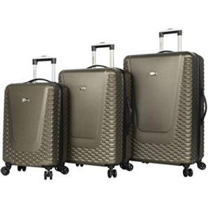 Steve Madden Hard Case 3 Piece Spinner Suitcase Set Collection