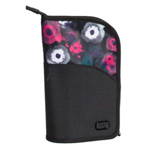 Lug Women's Canoe Makeup Case, Water, WATERCOLOR BLACK