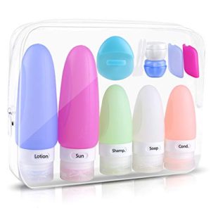 Travel Bottles,Wedama Leakproof Silicone Travel Containers