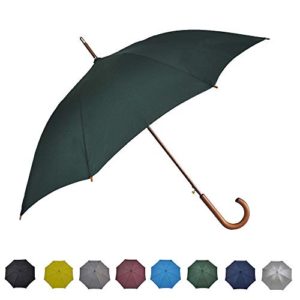 SoulRain 48" Arc Classic Stick Umbrella Windproof Auto Open Large Umbrella