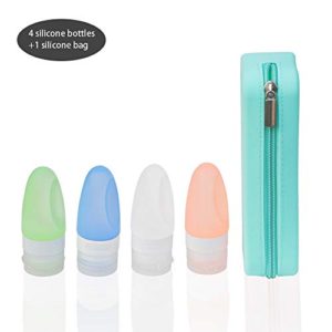Silicone Travel Bottles TSA Approved Silicone Travel Containers with Silicone Bag