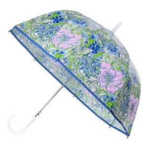 Lilly Pulitzer Clear Umbrella Party Thyme One Size