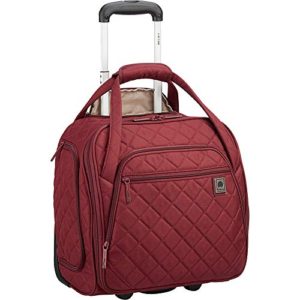 DELSEY Paris Rolling Tote, Burgundy