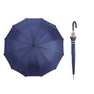 Walking J Stick Umbrella Auto Open Windproof Rainproof with Ergonomic