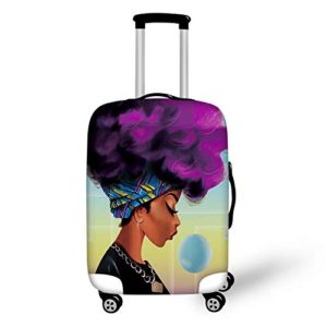 BIGCARJOB Trendy Luggage Cover Elastic Spandex Dust-proof Case African