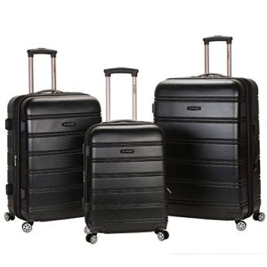 Rockland Melbourne 3 Pc Abs Luggage Set