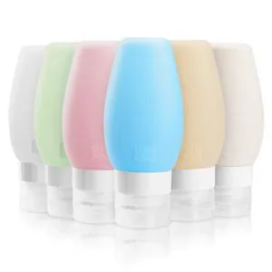 Travel Bottles TSA Approved Leak Proof, FORTGESCHE BPA Free 3 OZ Silicone