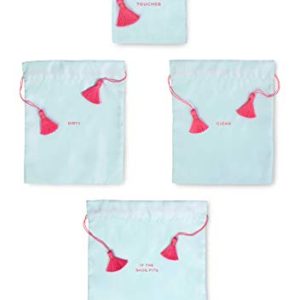 Kate Spade New York Travel Organizer Bag Set of 4, Assorted Sizes