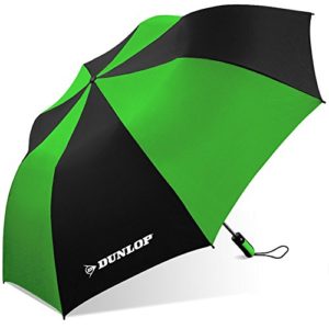 Dunlop Folding Two-Person Umbrella-56-dl Blkgrn, Black/Green