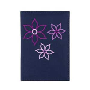 Travelon RFID Blocking Bouquet Passport Wallet, Royal Blue