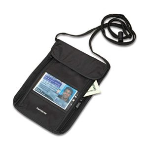 Samsonite RFID Security Neck Pouch, Black