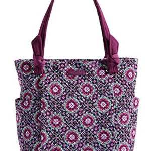 Vera Bradley Hadley Tote in Lilac Medallion, Signature Cotton