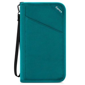 Gonex Passport Holder Travel Wallet Document Holder Pouch Organizer Case RFID