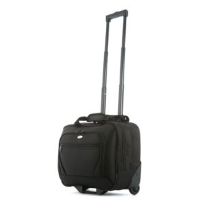 Olympia Luggage Deluxe Rolling Tote, Black, One Size