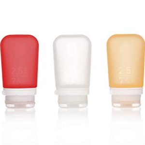 humangear Gotoob+ Silicone Travel Bottle with Locking Cap, 3-Pack