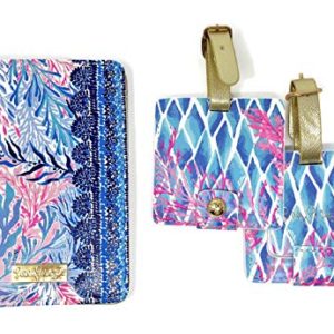 Lilly Pulitzer Travel Set Kaleidoscope Coral One Size