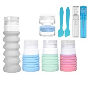 10PACK Travel Bottle Set FDA Approved Food-Grade Refillable Travel Containers