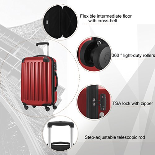 HAUPTSTADTKOFFER - Alex - Carry on luggage Suitcase Hardside Spinner ...