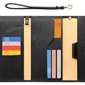 Zoppen Passport Holder Travel Wallet (Ver.5) for Women Rfid Blocking