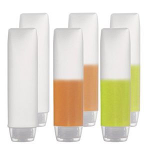 OTO 6 Pack Travel Size Plastic Squeeze Bottles for Liquids