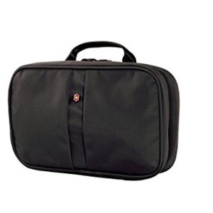 Victorinox Zip-Around Travel Kit, Black/Black Logo